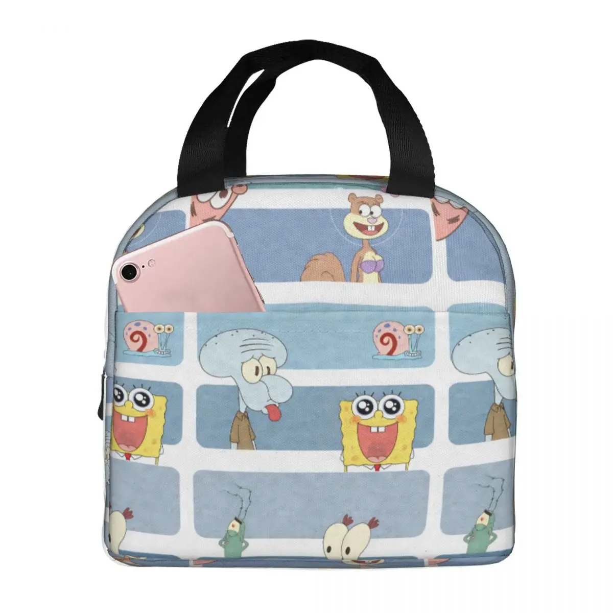 

Patrick Star Anime Insulated Lunch Bag Insulated Bento Pack Aluminum Bag Cartoon Meal Pack Ice Pack Student Bento Lunch Handbag