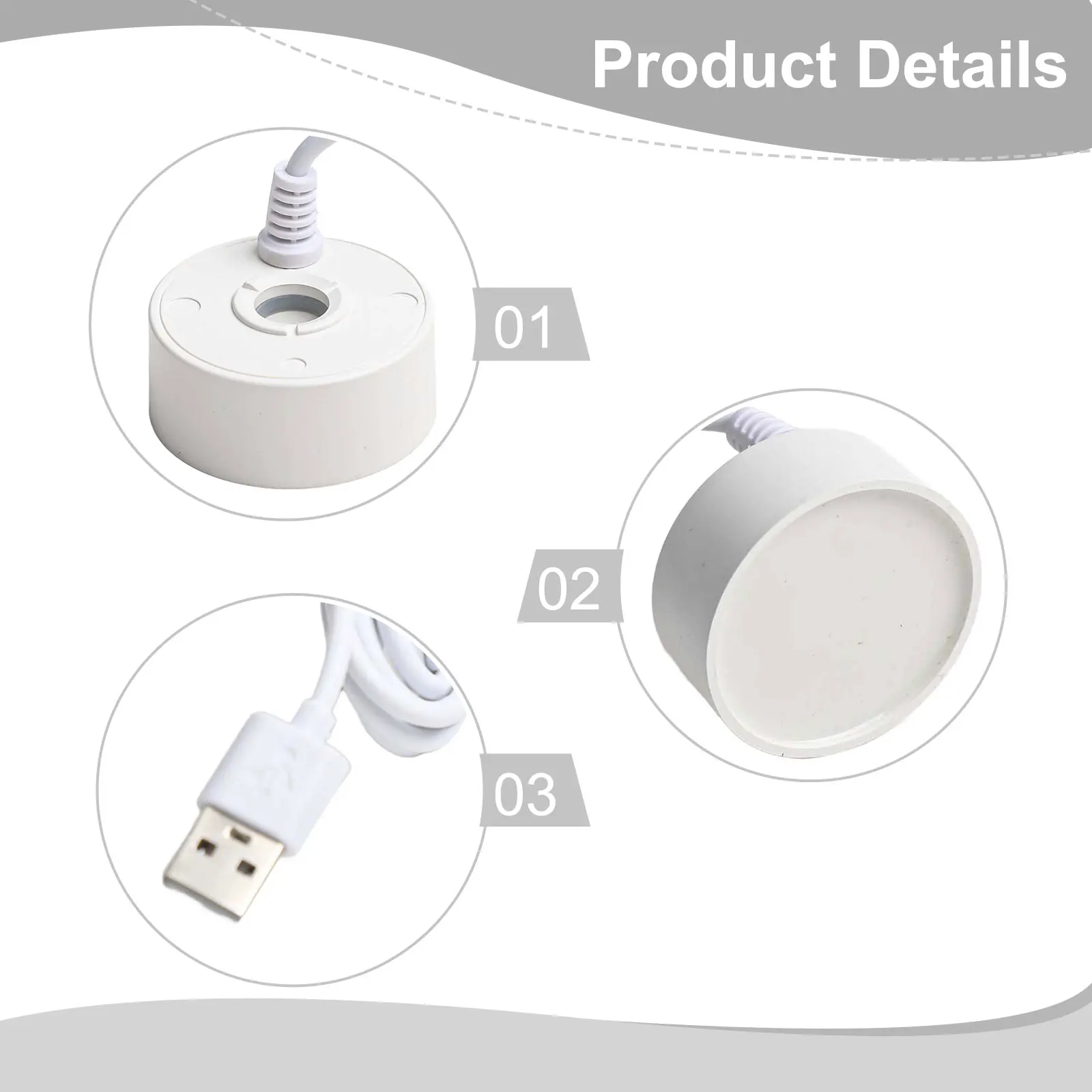 5V USB-Powered Decorative Mist Maker for Water Features and Aquariums