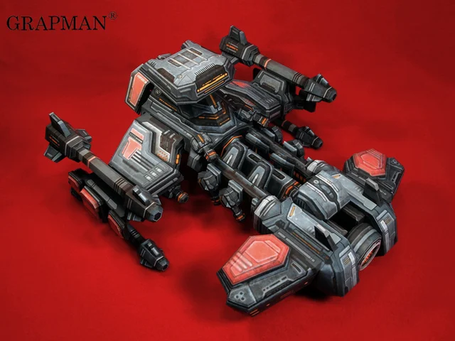 Star II Superplane Daiwa Handmade DIY Game 3D Paper Model 3