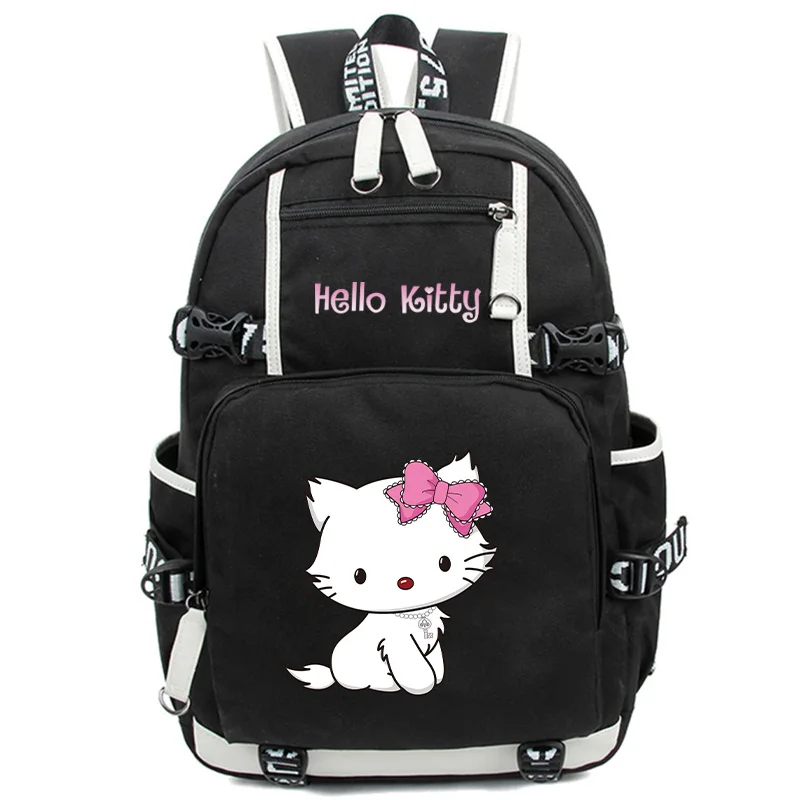 

Sanrio Hello Kitty Backpack Waterproof Schoolbag Backpack Student Female Girls Laptop Snorlax Book Pack Mochilas for Kid Bookbag