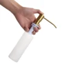 Kitchen Sink Soap Dispenser Lotion Storage Bottle Detergent Liquid Hand Wash Pump Stainless Steel Lotion Storage Bottle Supplies 2