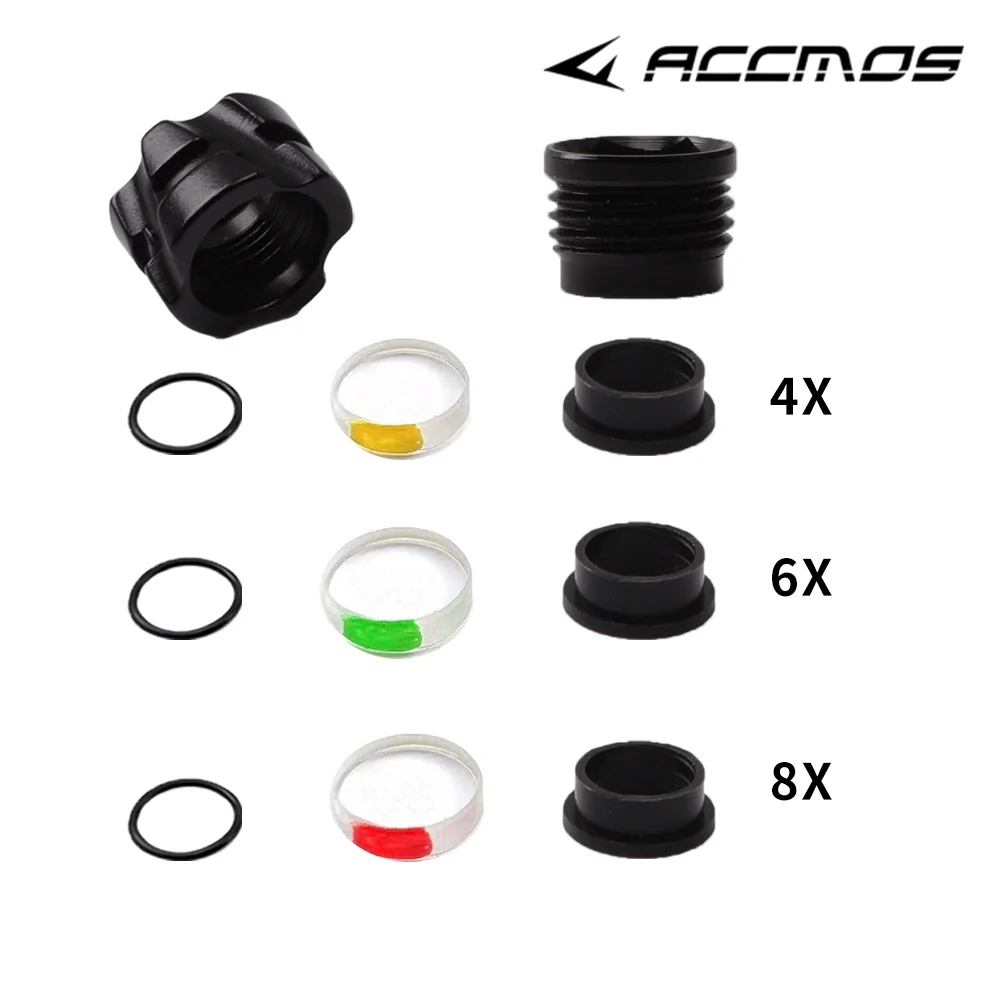 Bogenschießen Verbindung Bogen 37/45 grad Peep Anblick loch Blende 5,9mm Innen Kern Klärer Objektiv 4X/6X/8X Jagd Schießen Zubehör – Detail 7