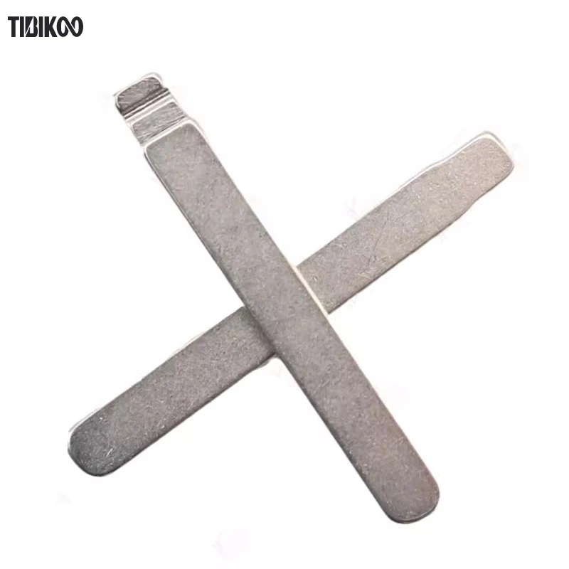 10PCS Key Blade Middle Groove NO.206 for Honda Ube Vgo Motorcycle Folding Flip Remote key Blades