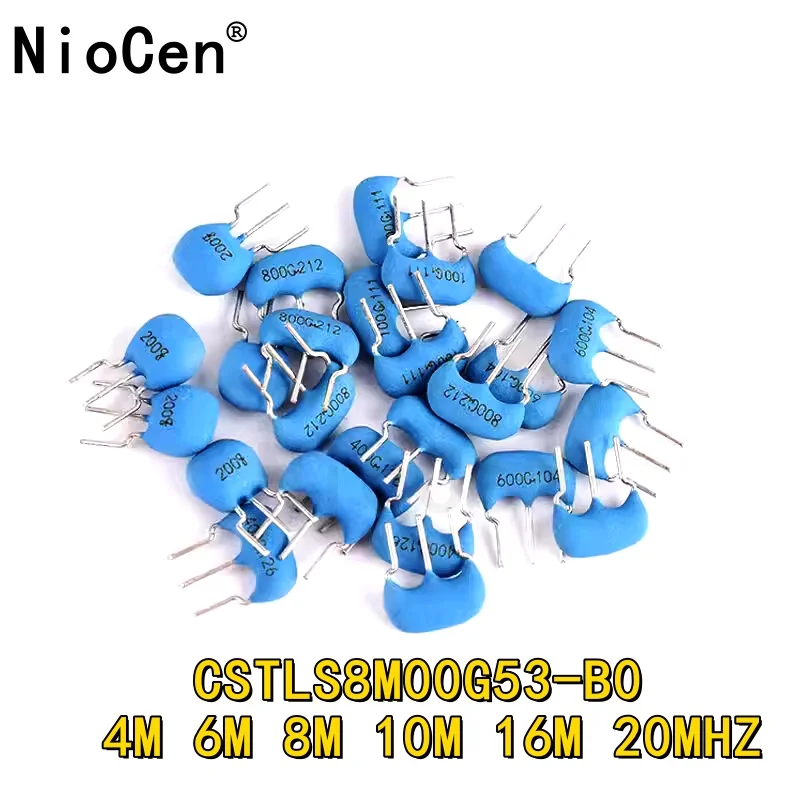 （5pcs） CSTLS8M00G53-B0 4MHz Murata in-line ceramic crystal oscillator DIP-3