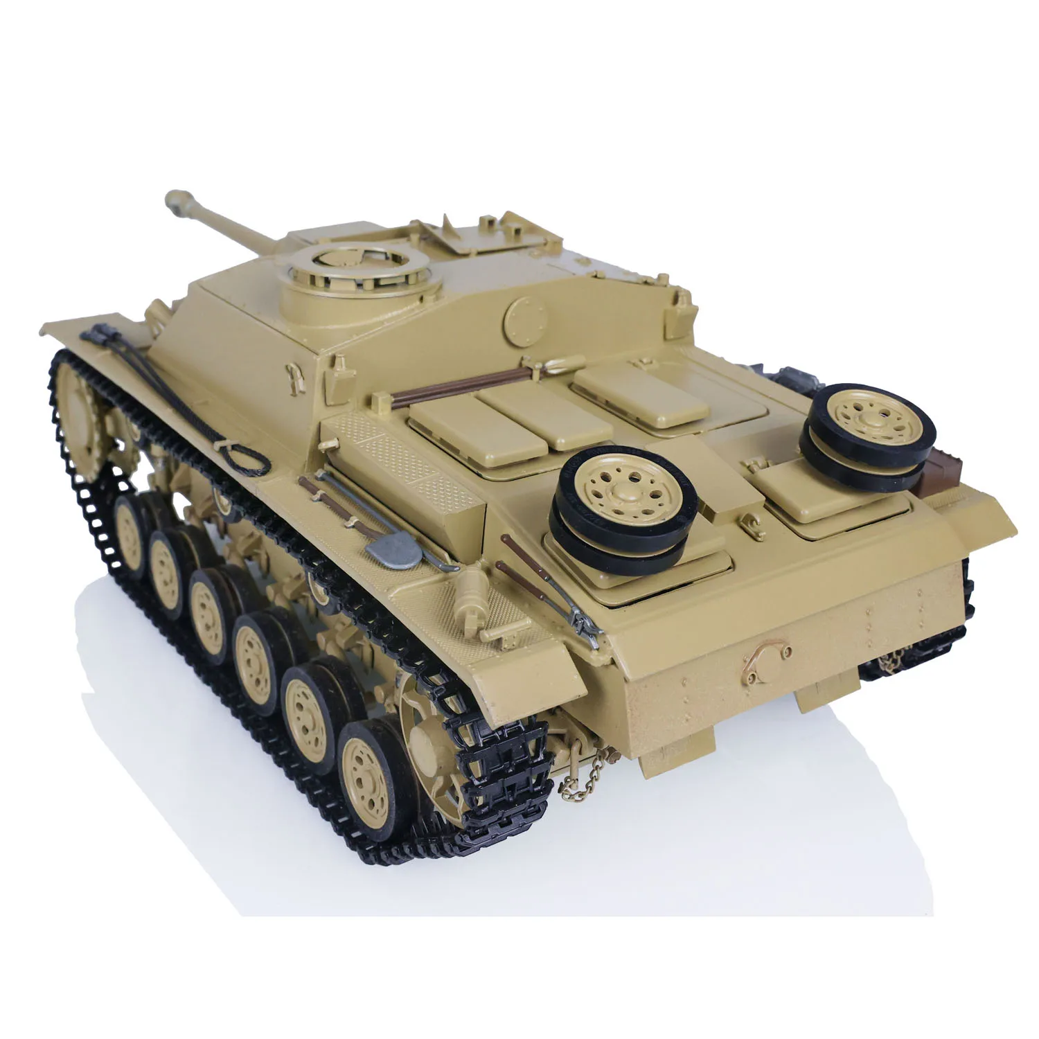 Metal Mato 1/16 Stug III RC Tank KIT Ver Infrared Barrel Recoil Yellow 1226 TH00668-SMT4 2
