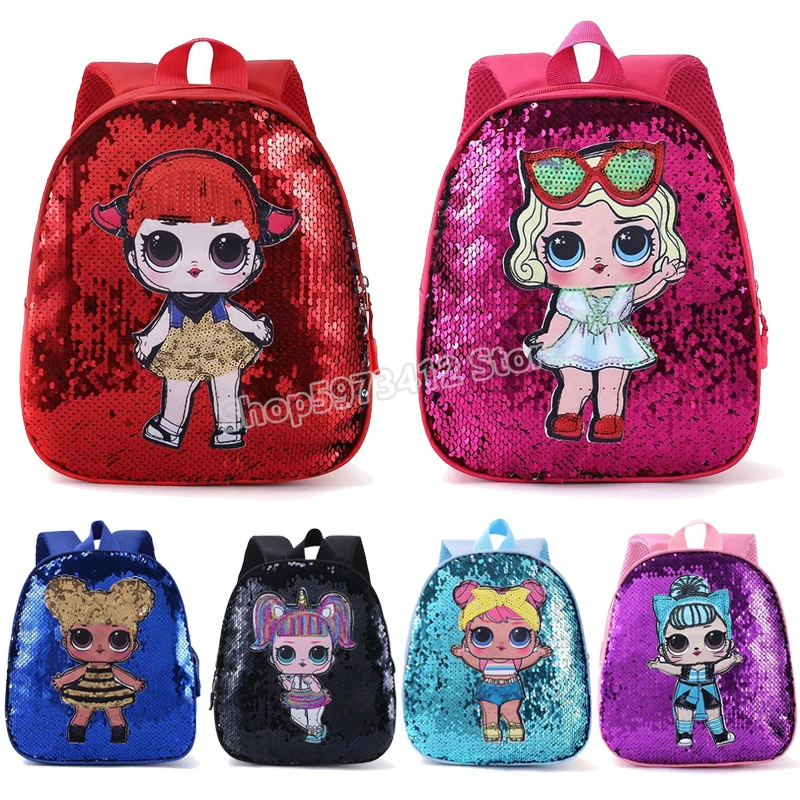 LOL Surprise Doll Backpacks PU Sequin 