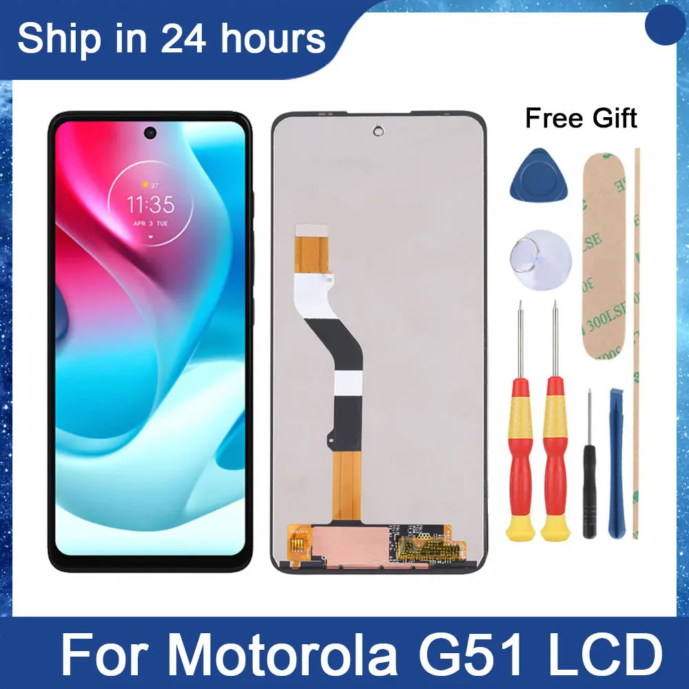 

AiNiCole 6.8'' For Motorola Moto G51 5G LCD Display Touch Screen Digitizer Assembly XT2171-1 XT2171-2 LCD Screen Replacement