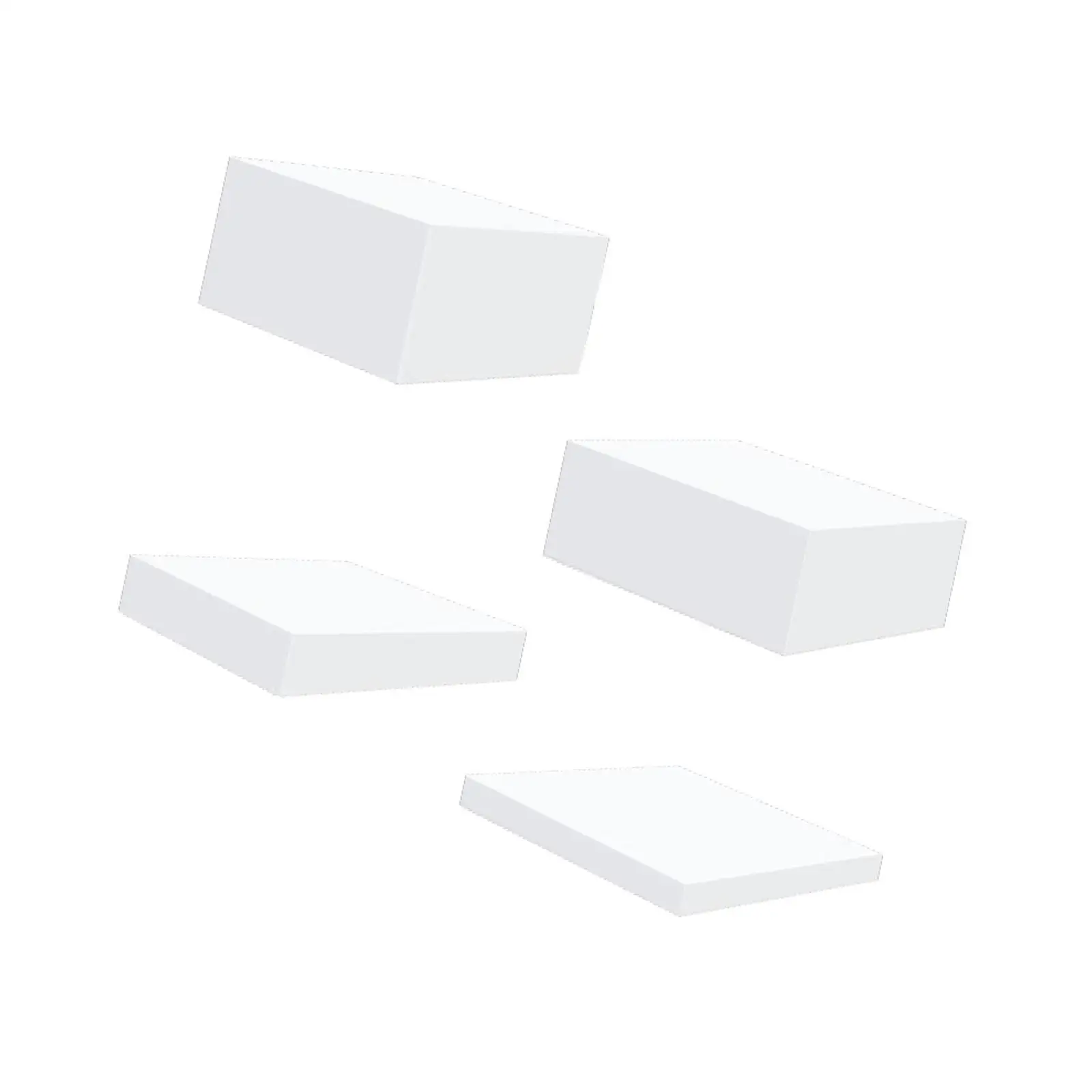 4x Acrylic Display Riser Box Food Display Stand Table Stand Nesting Riser Stands for Food Cake Collection Jewelry Cosmetics