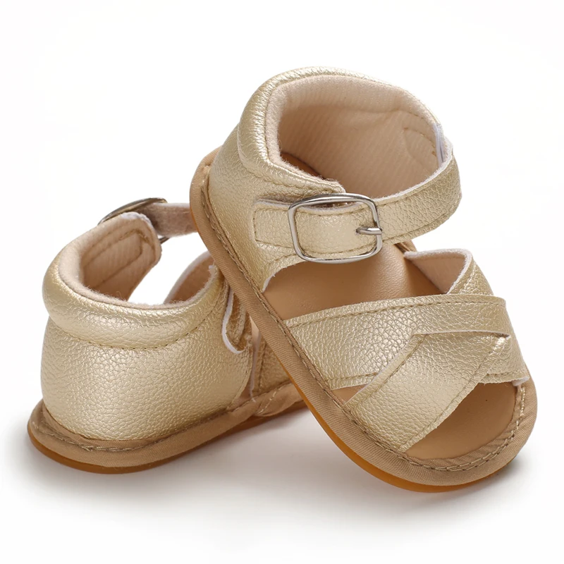 Baby Walking Shoes Golden Baby First Walkers Shoes Gold Princess Shoes Comfortable Soft Soled Non Slip Walking Shoes Pre-Walkers