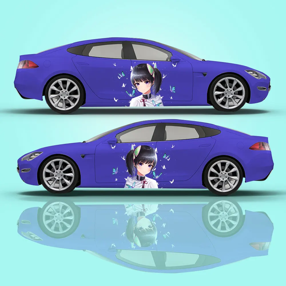 Anime ITASHA Zero Two Car Wrap Car Stickers Car Decal Fits with any cars |  eBay