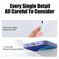 Luxury Shockproof Case For Apple iPhone 11 12 13 14 15 16 Pro Max Plus Liquid Silicone Cases Bumper Soft Cover Phone Accessories - Image 4