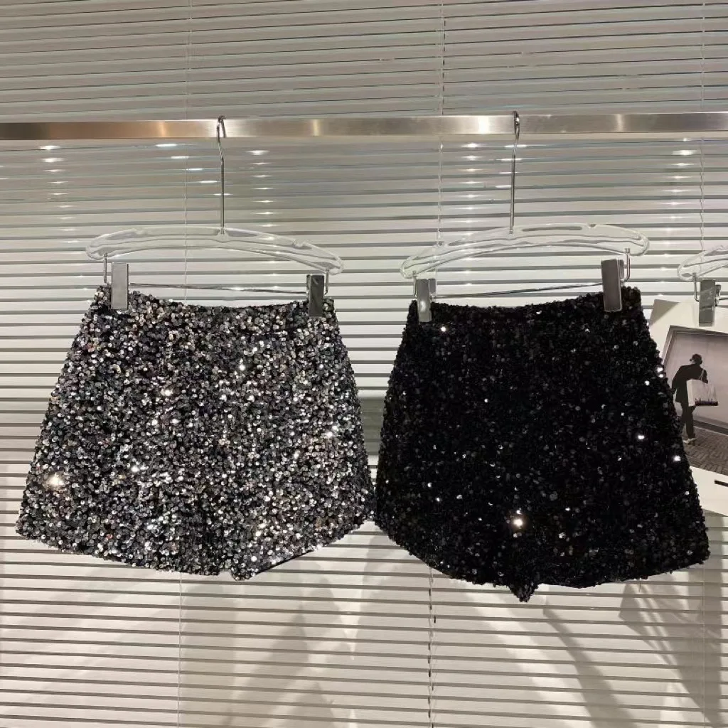 Baby Girl Shorts Fashion Bling Sequined Toddler Teens Child Shiny Short Trousers Kid Pant Party Club Baby Clothes 1-14Y kids shorts