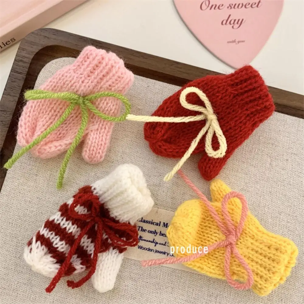

Sweet Woolen Gloves Bow Hair Clip Autumn Winter Cute Hairpin Girls Women Hair Barrettes Fashion Hair Accessories