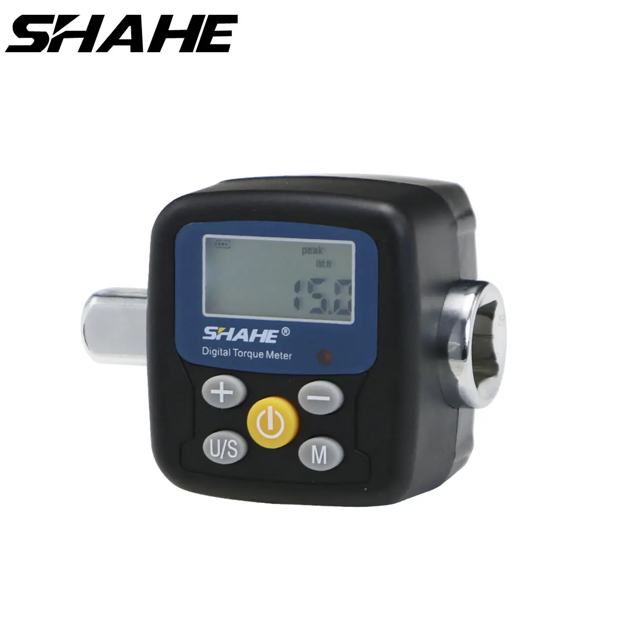 

Shahe 1/2” Drive Digital Torque Adapter for Bicycle Motorcycle Car Repair Digital Torque Adapter Set with 3/8" and 1/4" Adapters