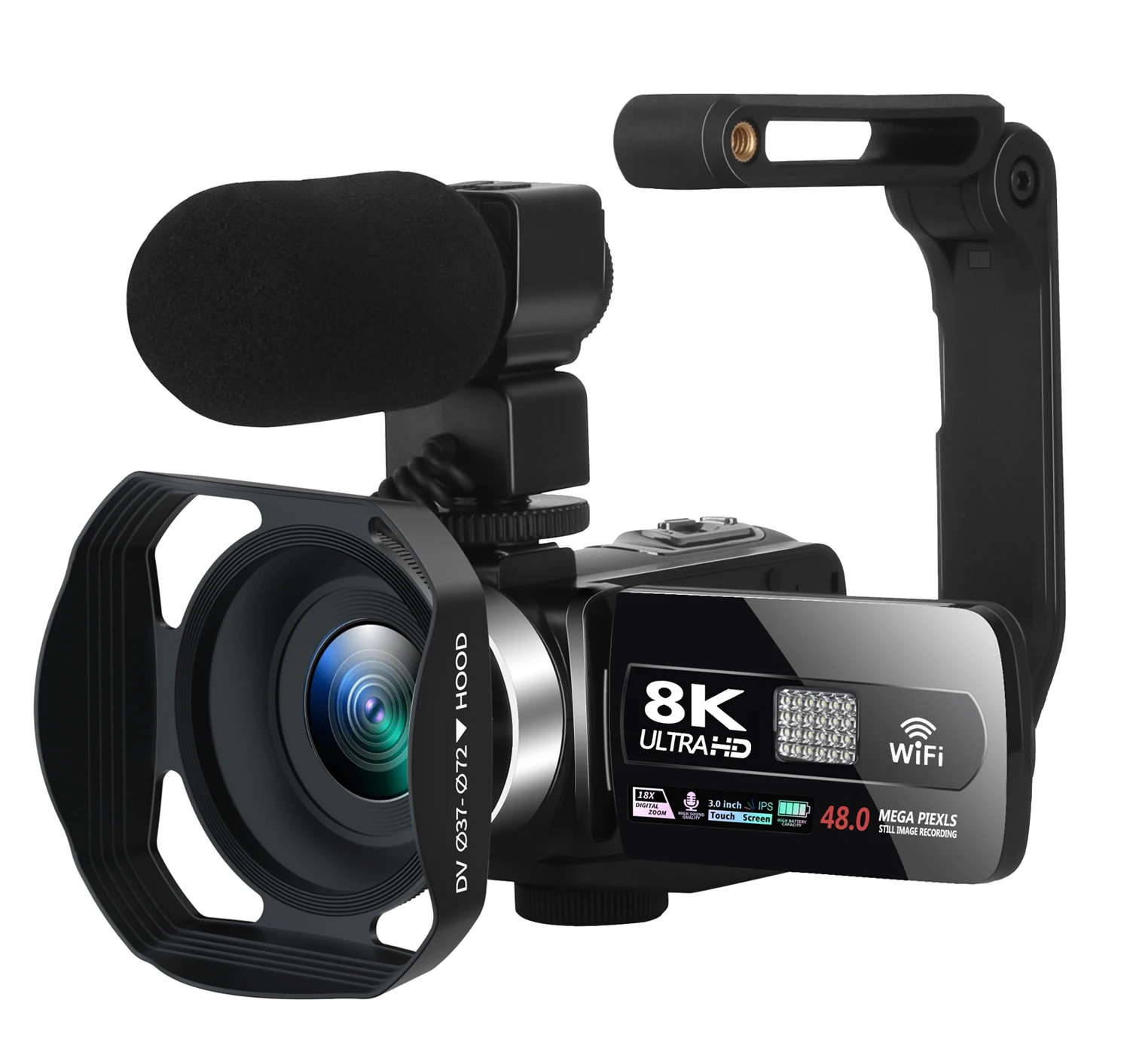 8K Video Camera WiFi IR Night Vision 3