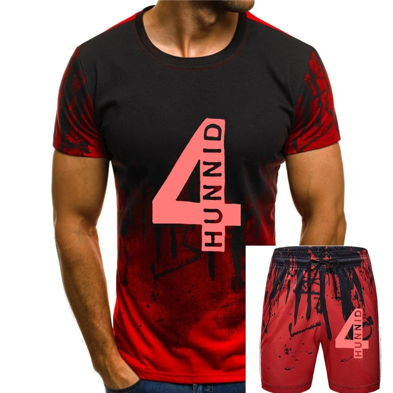 

Men t shirt New Summer 4 Hunnid Acres Printed Graphic Fashion Tops Black Size S-4XL women