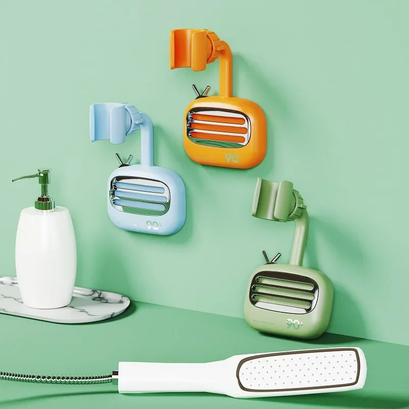 No Punching Shower Bracket Head Head Adjustable Bathroom Nozzle Shower Universal Fixed Seat Radio Bracket