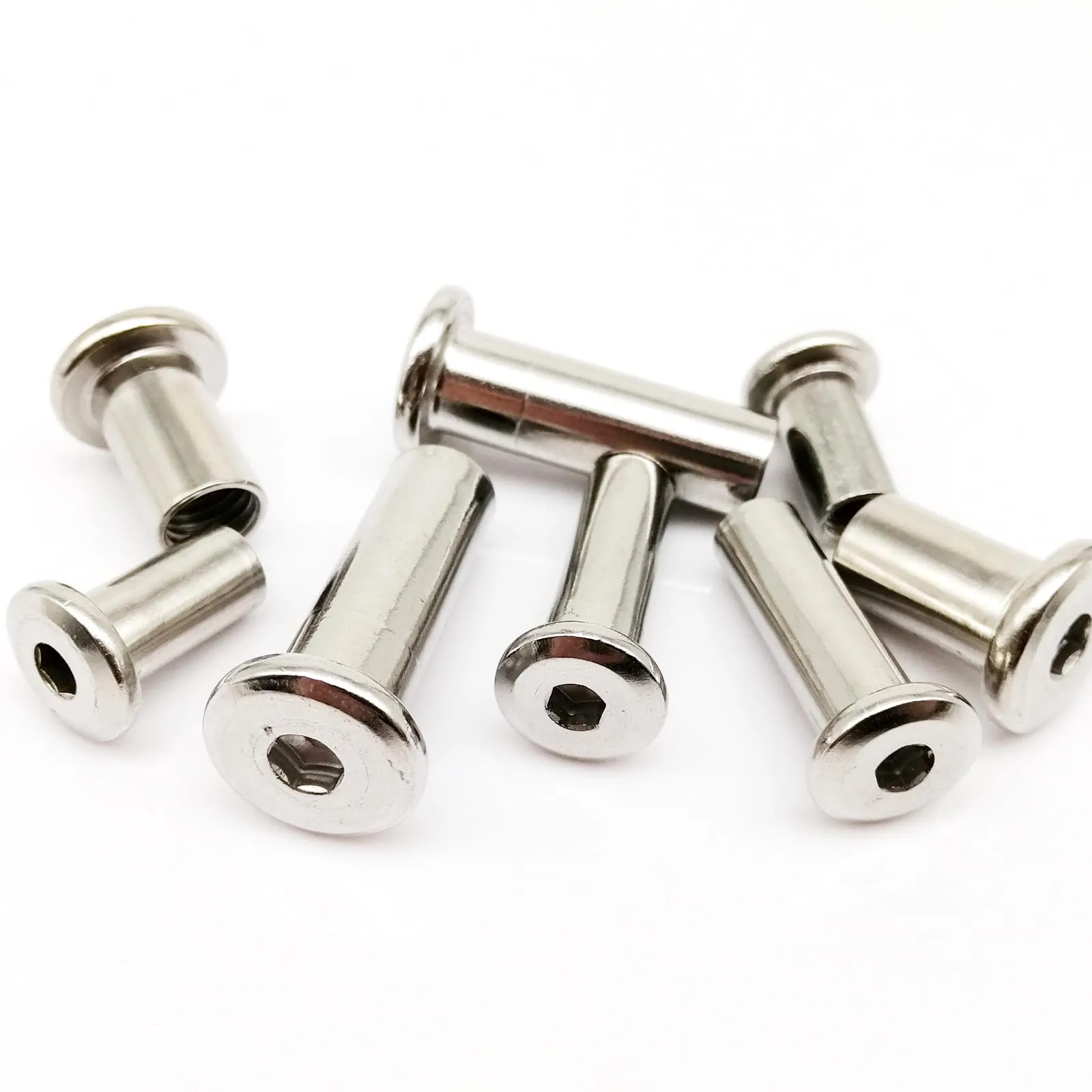 Rivet Nut M3-M10 4-100mm long 304 A2 Stainless Steel Hex Socket Head Furniture Connector rivet nut