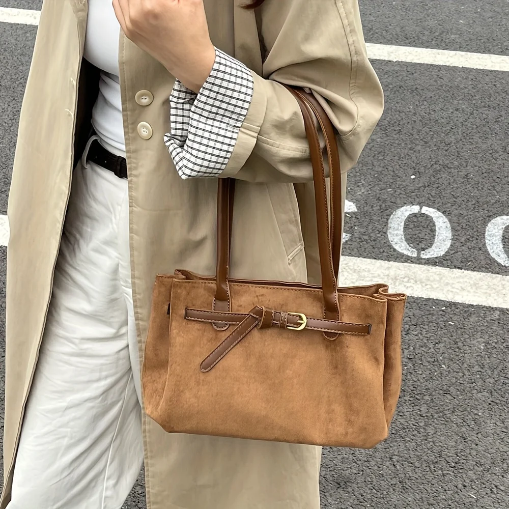 Luxury Retro Large Capacity Shoulder Tote Bag for Women