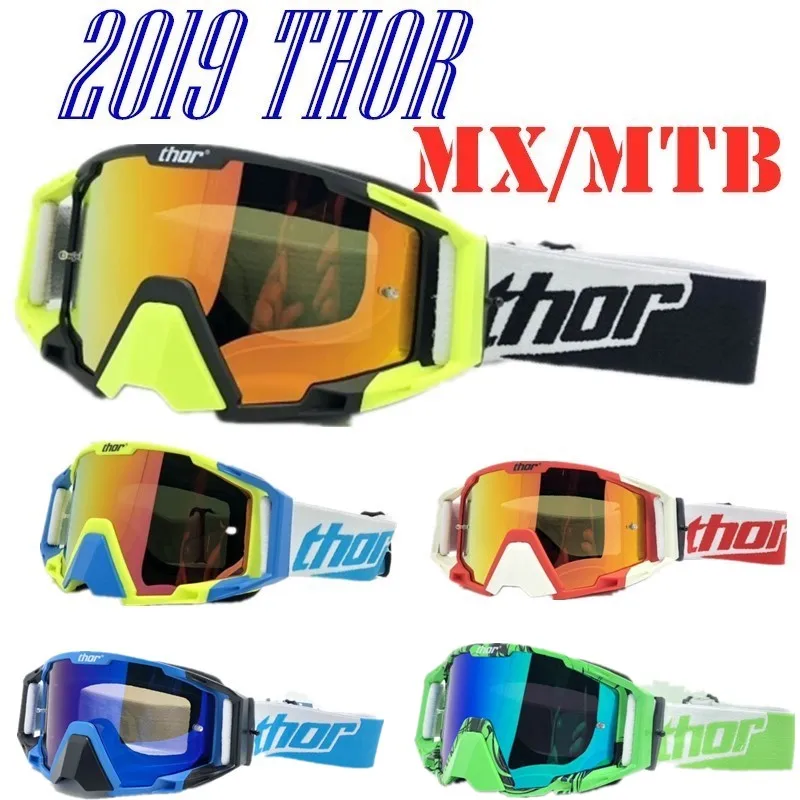 

For thor Motocross Goggles Glasses MX Off Road Dirt Bike Motorcycle Helmets Goggles Ski Sport Glasses Masque Moto Glasses Set