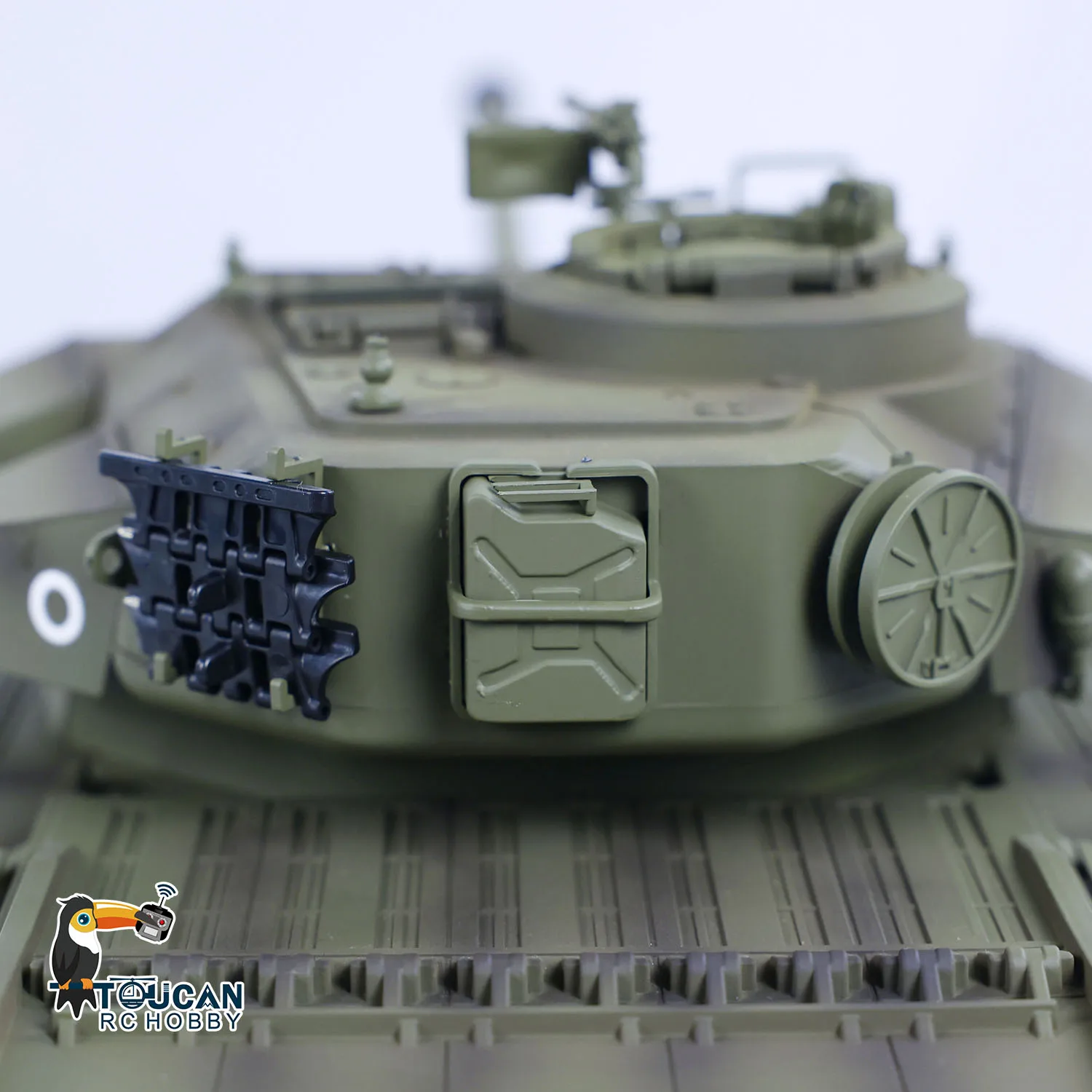 Tongde 1/16 RC Infrared Battle Tank Model Centurion MK5 Electric Tanks Combat System Smoking Battery Light Sound RC Toy TH23297 5