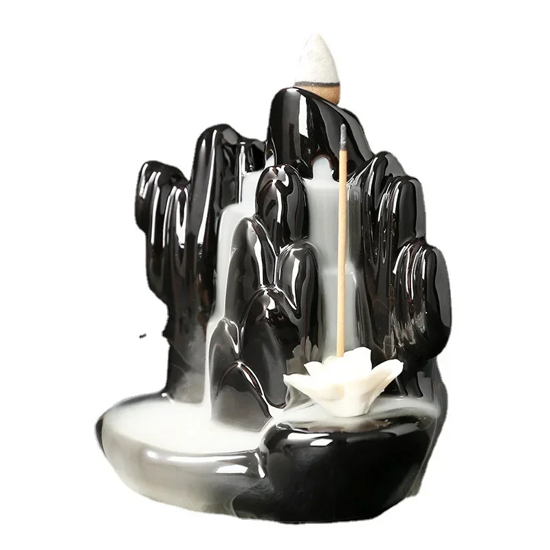 1 قطعة ، لاكي لوتس السيراميك خشب الصندل البخور الم...