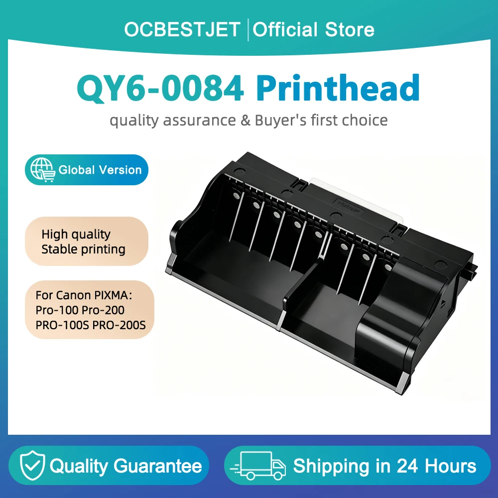 Testina di stampa QY6-0084 per Canon PIXMA Pro-100 Pro-200 PRO-100S PRO-200S - immagine 2