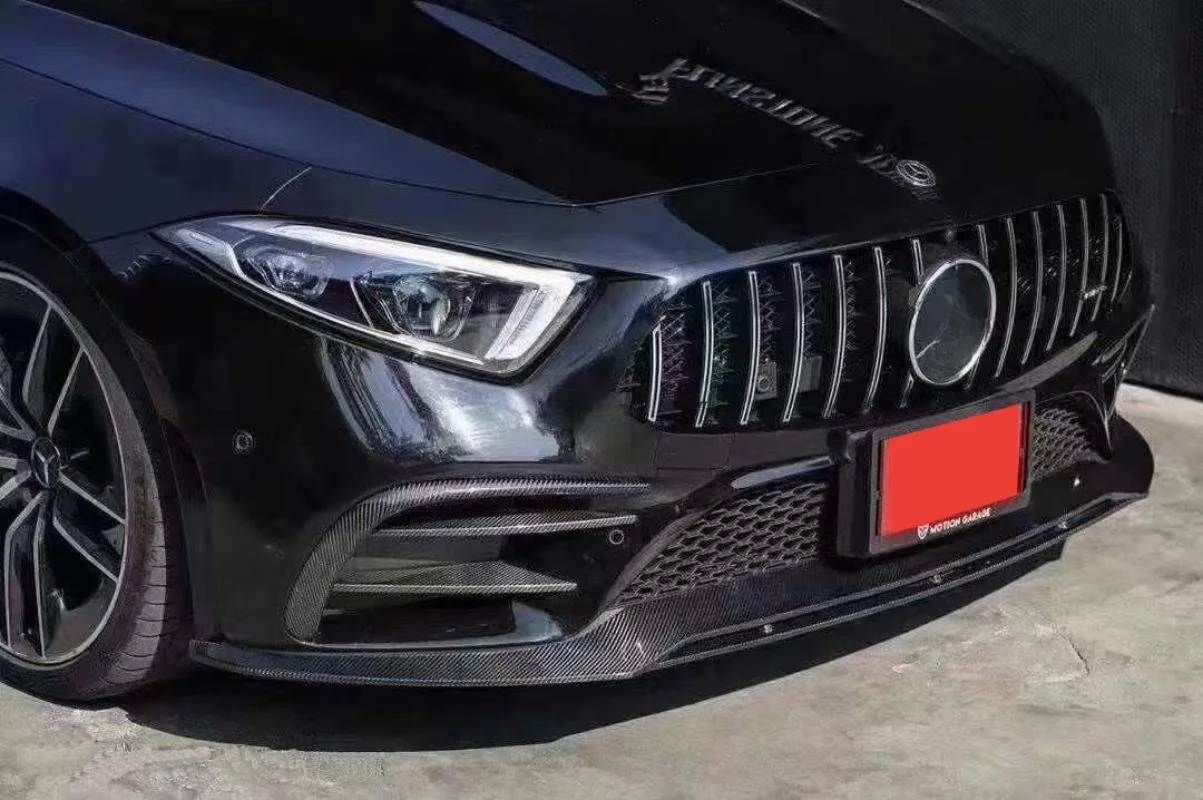 메르세데스-벤츠 C257 CLS 클래스 CLS53 AMG CLS400 CLS500 CLS550용 C257 W257 CLS 카본 파이버 프론트 립