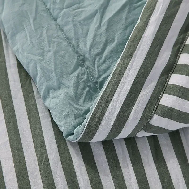 Home Wash Cotton Quilt Summer Thin Quilt Air-conditioning Washable Single Double Children Student Summer Cool summer quilt summer quilt set