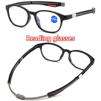 Magnetic Reading Glasses With Neck Hanging Reading Glasses With Magnet For Both Men And Women Round Frames Reader 1.0 2.0