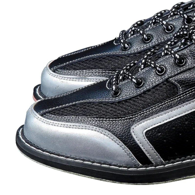 Professional Sneakers Breathable Bowling Shoes Male Genuine Leather Sports Shoes Bowling Shoe Supplies Men Athletic
