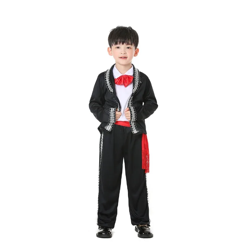 Children's Day Mexican Traditional Costumes for Adults and Children COS Masquerade Costumes