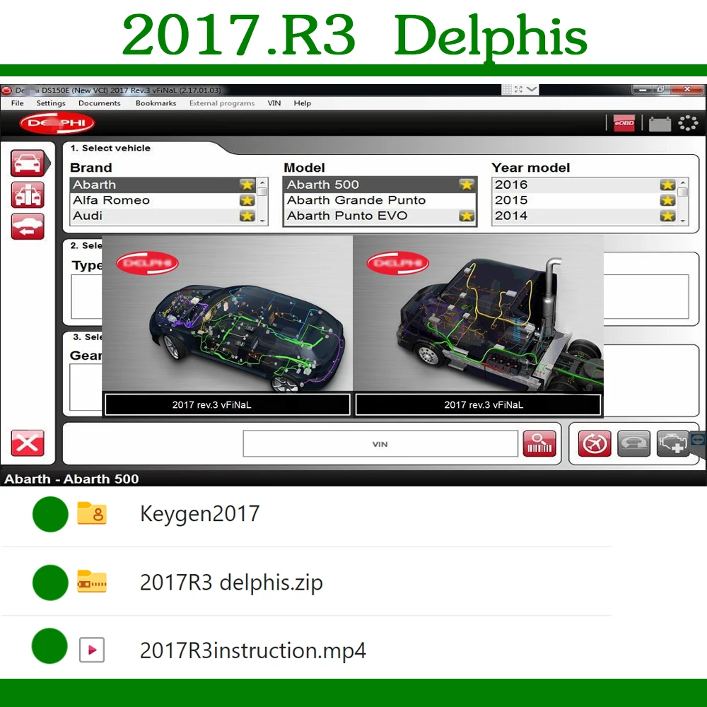 Delphi AutoCom 2021.11cars trucks scanning program full version, by Obd2  Technology
