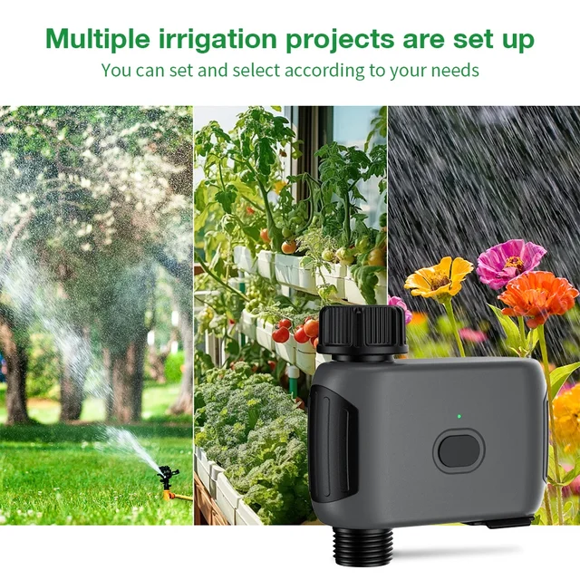 Tuya WiFi Automatic Water Timer Intelligent Irrigation Watering System Sprinkler Timer Garden Programmer Equipment 6