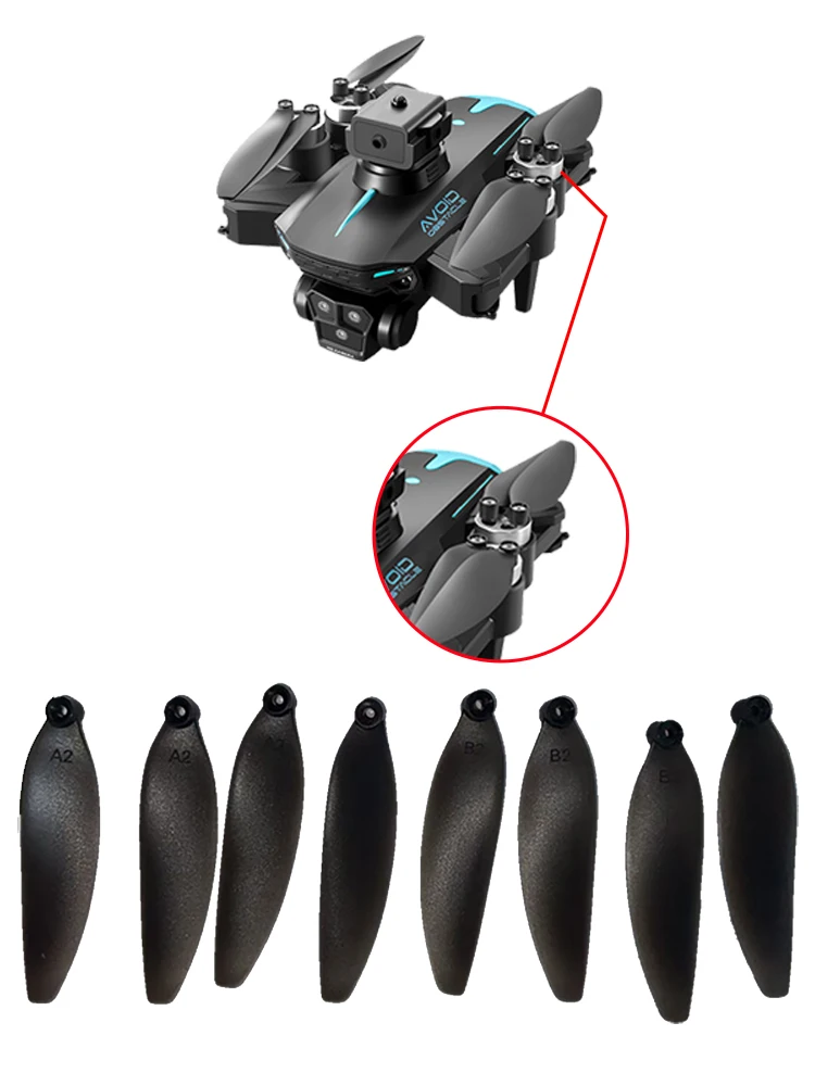 8Pcs Original KY605S Max Drone Propellers KY605S Brushless version Spare Part Paddles Drone Replacement Accessories Parts