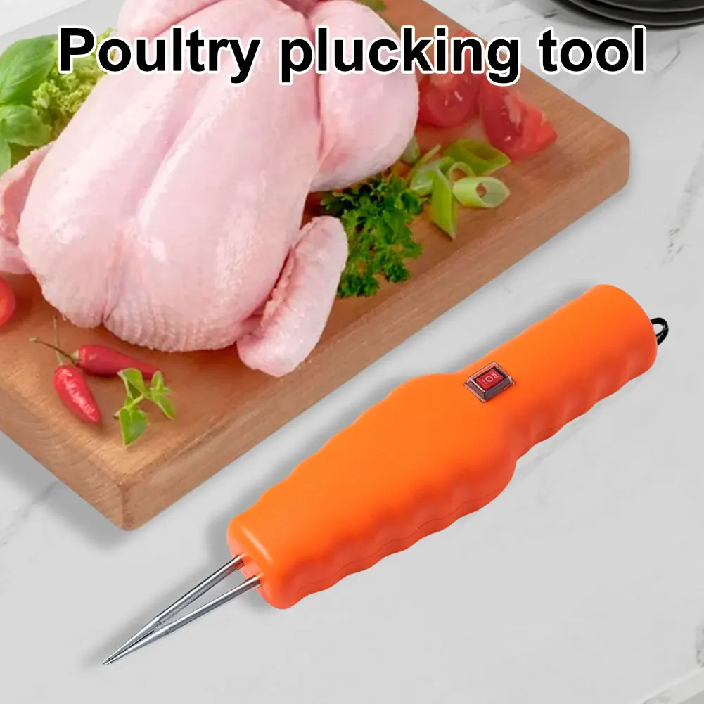 Electric Chicken Plucker Machine Automatic Chicken Hair Removal Portable Poultry Feather Plucker Multi-Function for Duck Goose