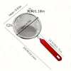 Stainless steel filter mesh sieve flour sieve soy milk fish soup ultra-fine strainer spoon household kitchen supplies 5