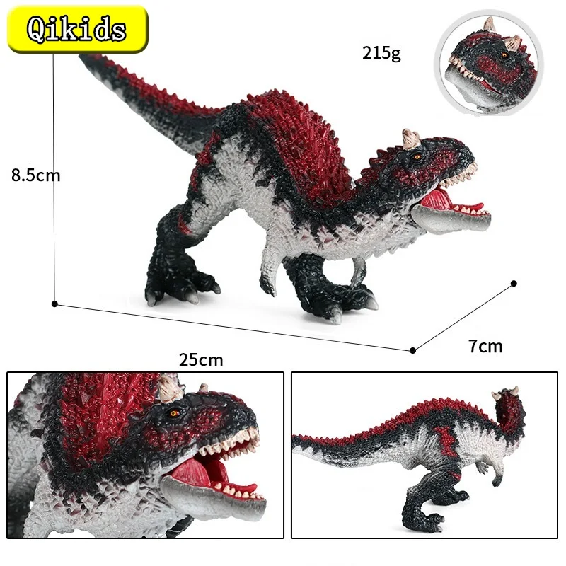 Simulazione Dinosauro Giurassico Figure Giocattolo Dino Park Carnotaurus Tyrannosaurus Triceratops Spinosaurus Modello Giocattolo Regali Per Bambini