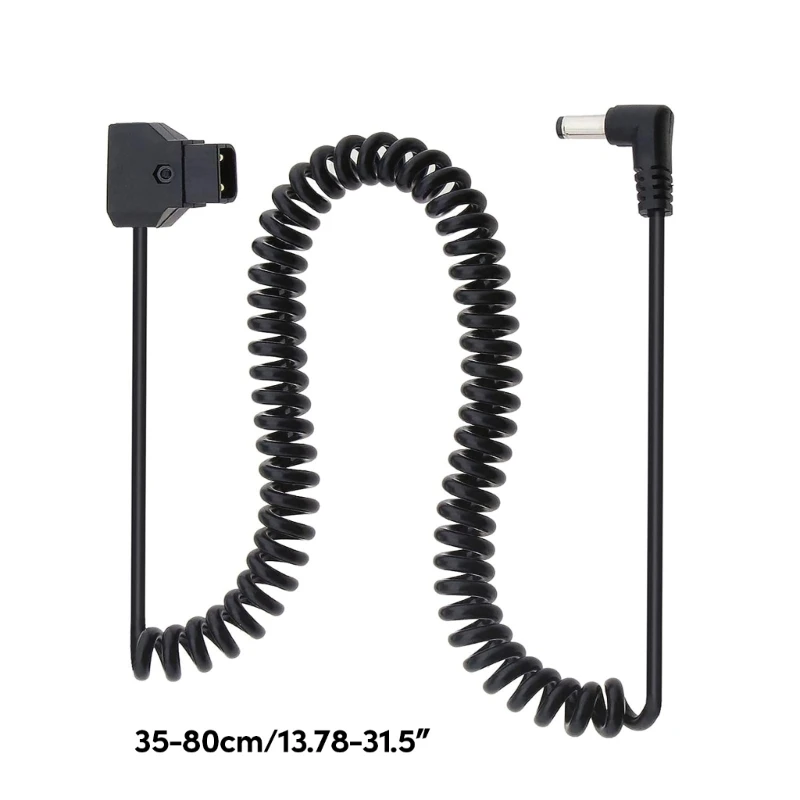 Bmcc Bmpc 사진기 경량 철사 80cm 기지개 길이를 위한 DC5521 코일 봄 고압선에 튼튼한 D 꼭지