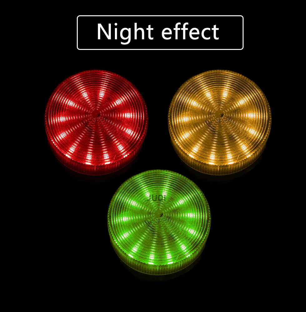 Strobe Signal Warning light LED -3071 12V 24V 220V Indicator light LED Lamp small Flashing Light Audible and visual alarm 5061