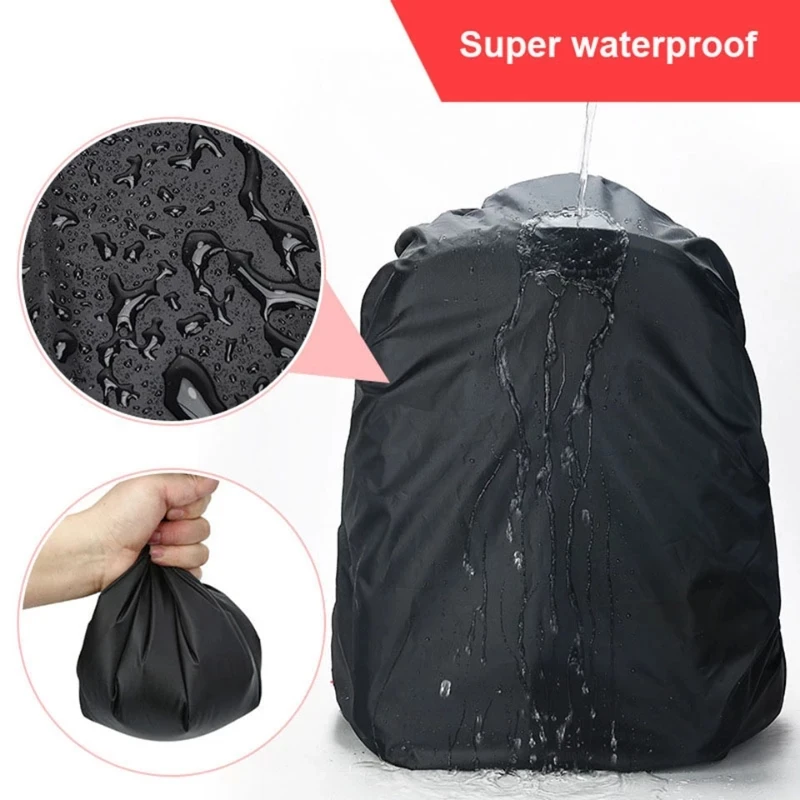 Backpack Rain Cover 20L-80L Waterproof Bagcover Tactical Outdoor Camping Hiking Climbing Dust Backpack Schoolbag Raincover