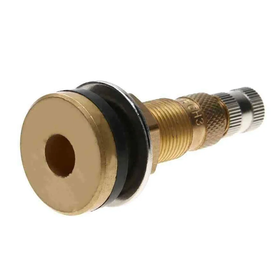 2 Steli Valvola In Ottone TR618A Per Pneumatici Tubeless | Per Trattori, Camion E Veicoli Agricoli | Adatto Per Mozzo Foro 16mm