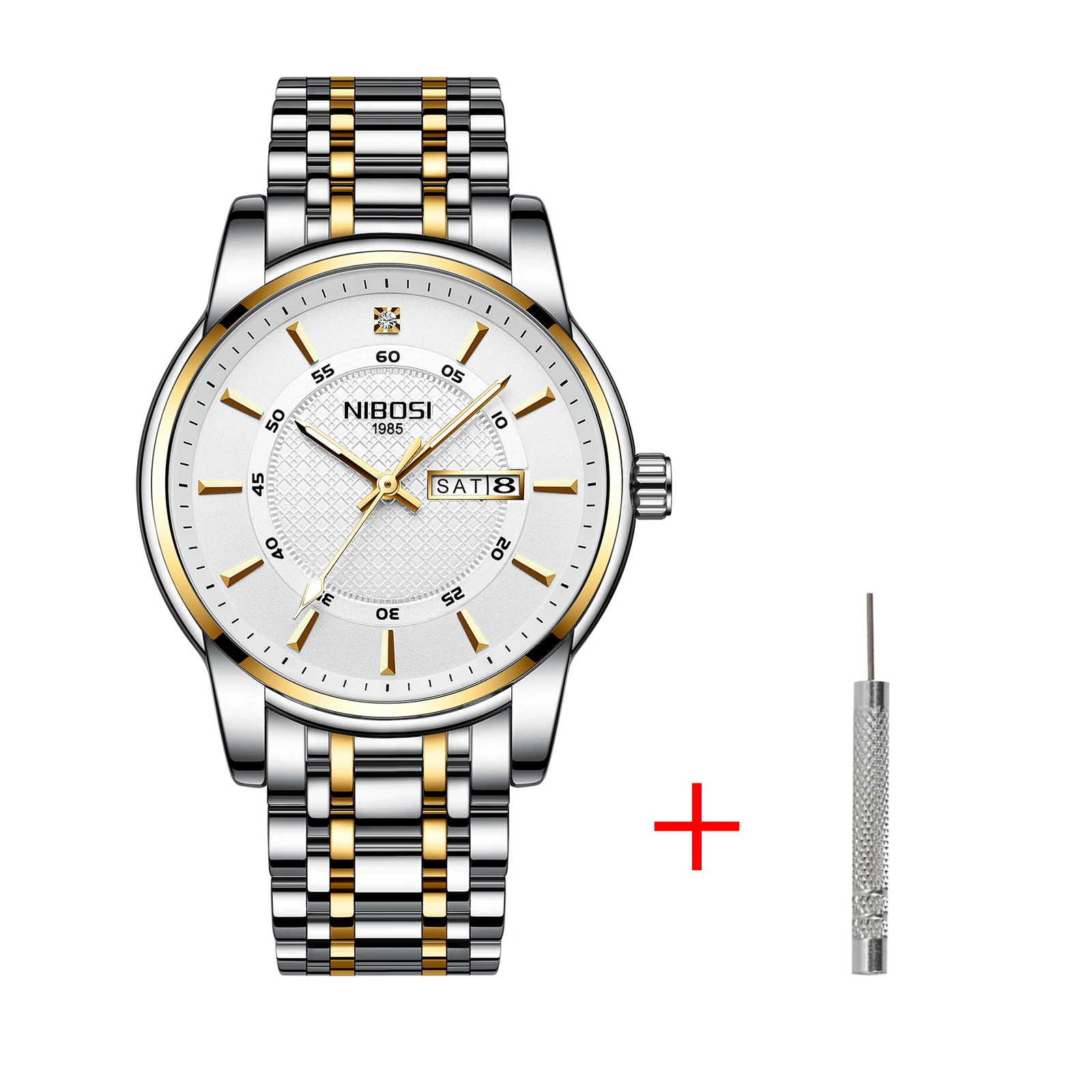 Relogio Masculino NIBOSI Brand Design Men Watch Waterproof Stainless Steel Sports Quartz Watches For Men Relojes Para Hombre 