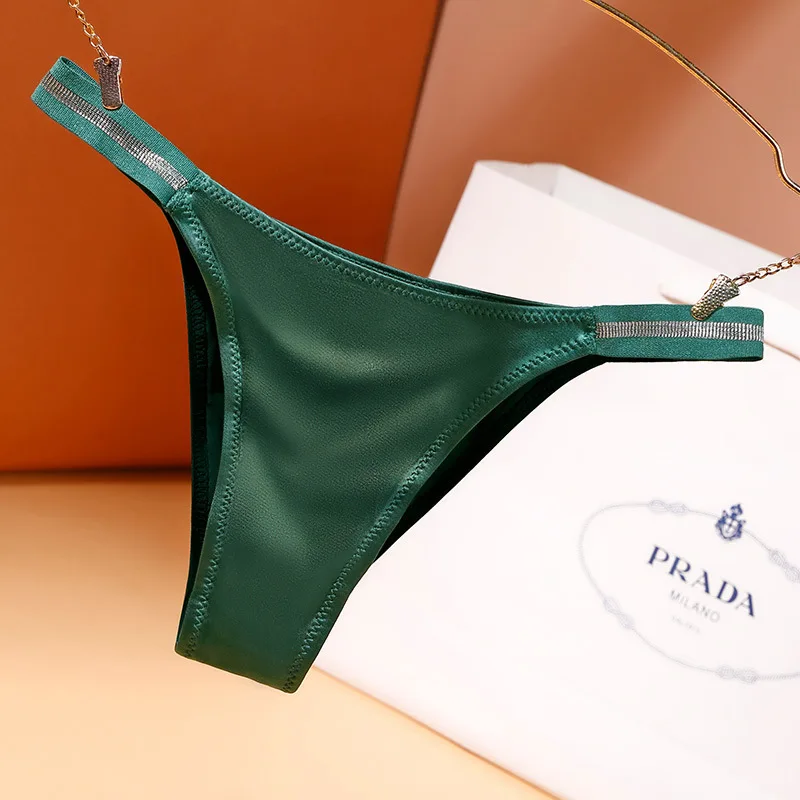 

4Pcs Sexy Thongs Women G-string Panties Seamless Underwear Low Waist Shorts Briefs Female Underwear Woman Lingerie