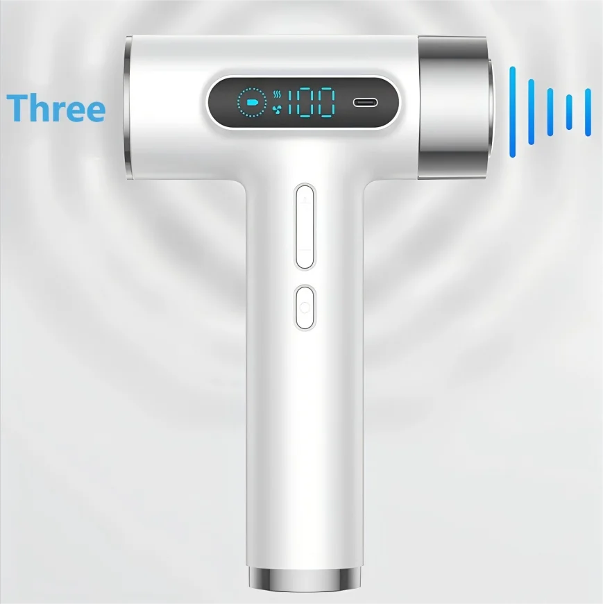 Sèche-cheveux sans fil HOMEFISH avec recharge USB pour étudiants, puissance du vent élevée, volume d'air important, sèche-cheveux portable pour utilisation en dortoir 1