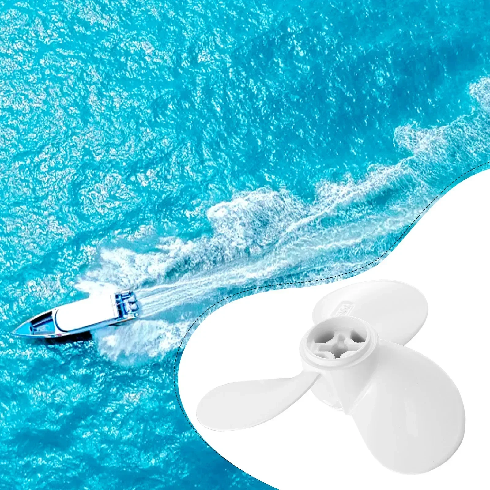 Marine Propeller Outboard motor propeller aluminum alloy 3 leaves 7 1/4 5-A Boat Accessories For HANGKAI 3.5hp For Yamah 2 horsepower