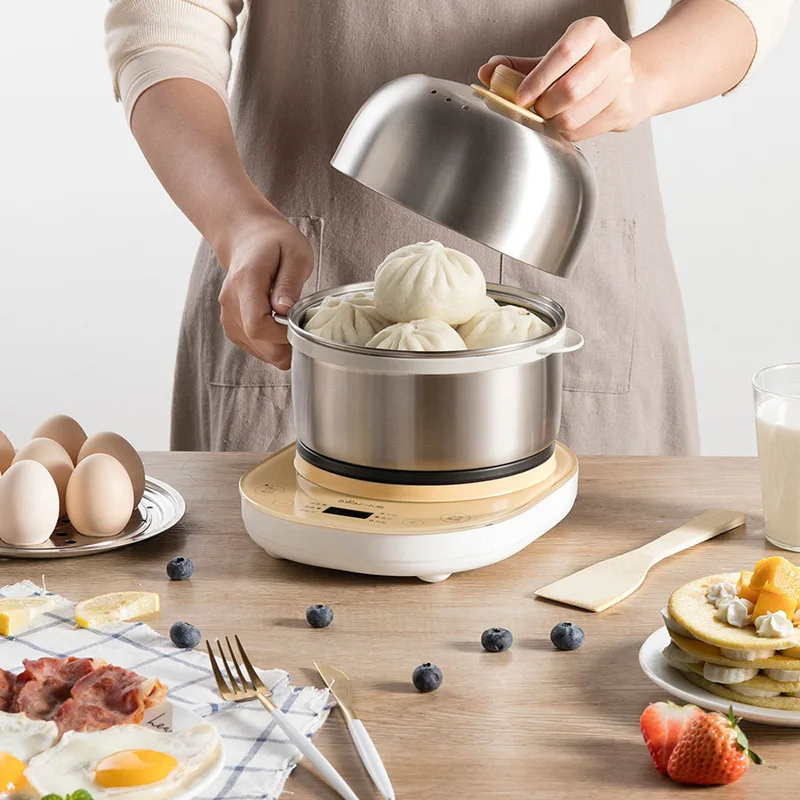 Household Omelette Steamer Electric Egg Steamer Bun Cooker Stainless Steel Appointment Breakfast Machine