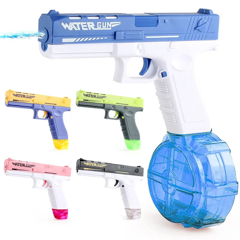 5-color electric water gun, fully automatic, children, adults, outdoor fun toys, gifts, summer beach, new model