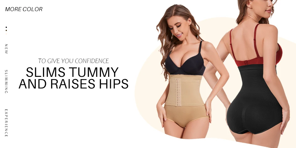 Description Picture 2 of itemHigh Waist Flat Belly Belt Stretch Shapewear Waist Sheath Slimming Panties Abdomen Control Women Body Shaper Modeling Straps