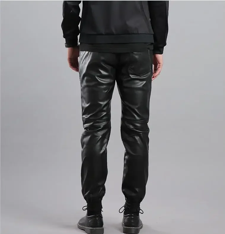 Рисунок 4 - Мужские кожаные брюки бренд Thoshine